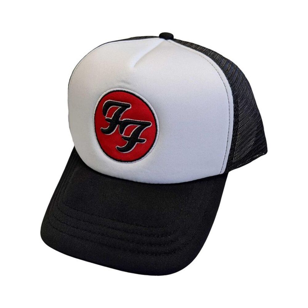Foo Fighters Unisex Adult Logo Mesh Cap / Black/White/Red